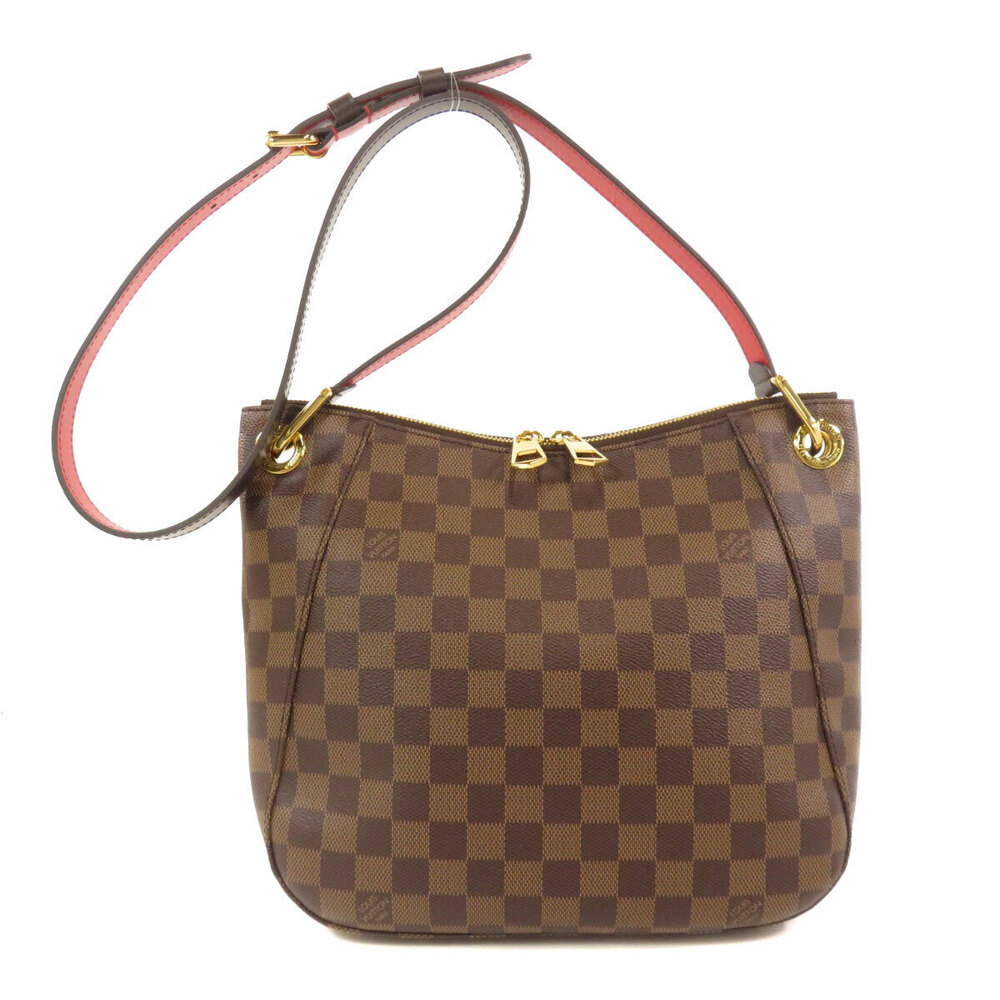 Louis Vuitton Shoulder Southbank Canvas Brown Ebene Damier Bag Brown